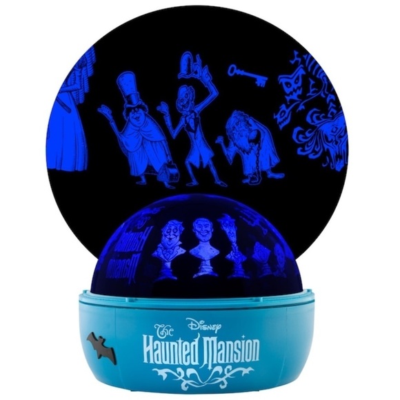Disney Haunted Mansion Shadow Lights Halloween Rotating Blue Projector by Gemmy - Picture 3 of 5